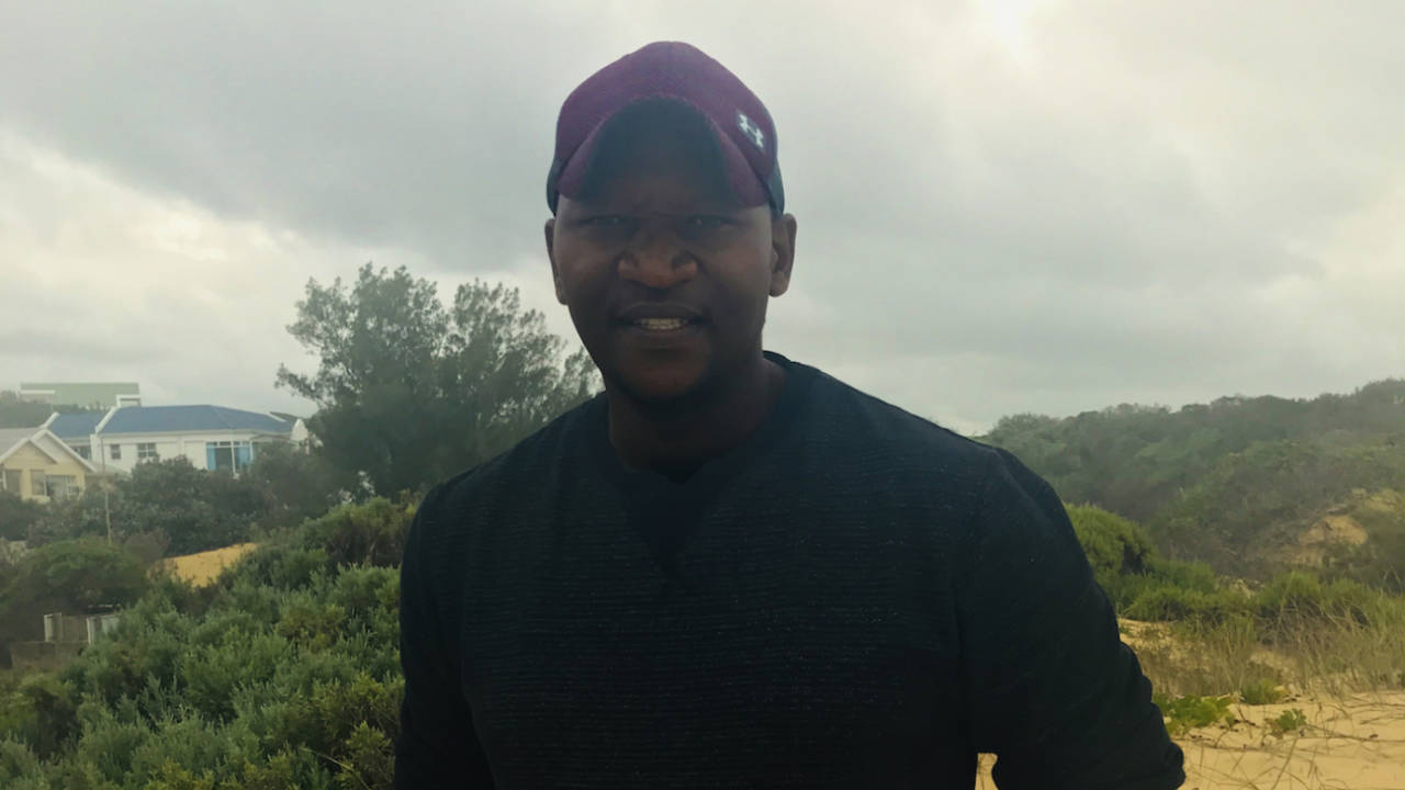 Mfuneko Ngam in Port Alfred, South Africa, 2018