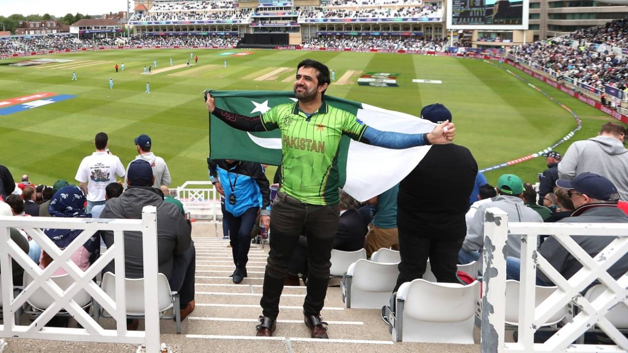 A Pakistan fan pictured during the game, England v Pakistan, World Cup 2019, Trent Bridge, June 3, 2019