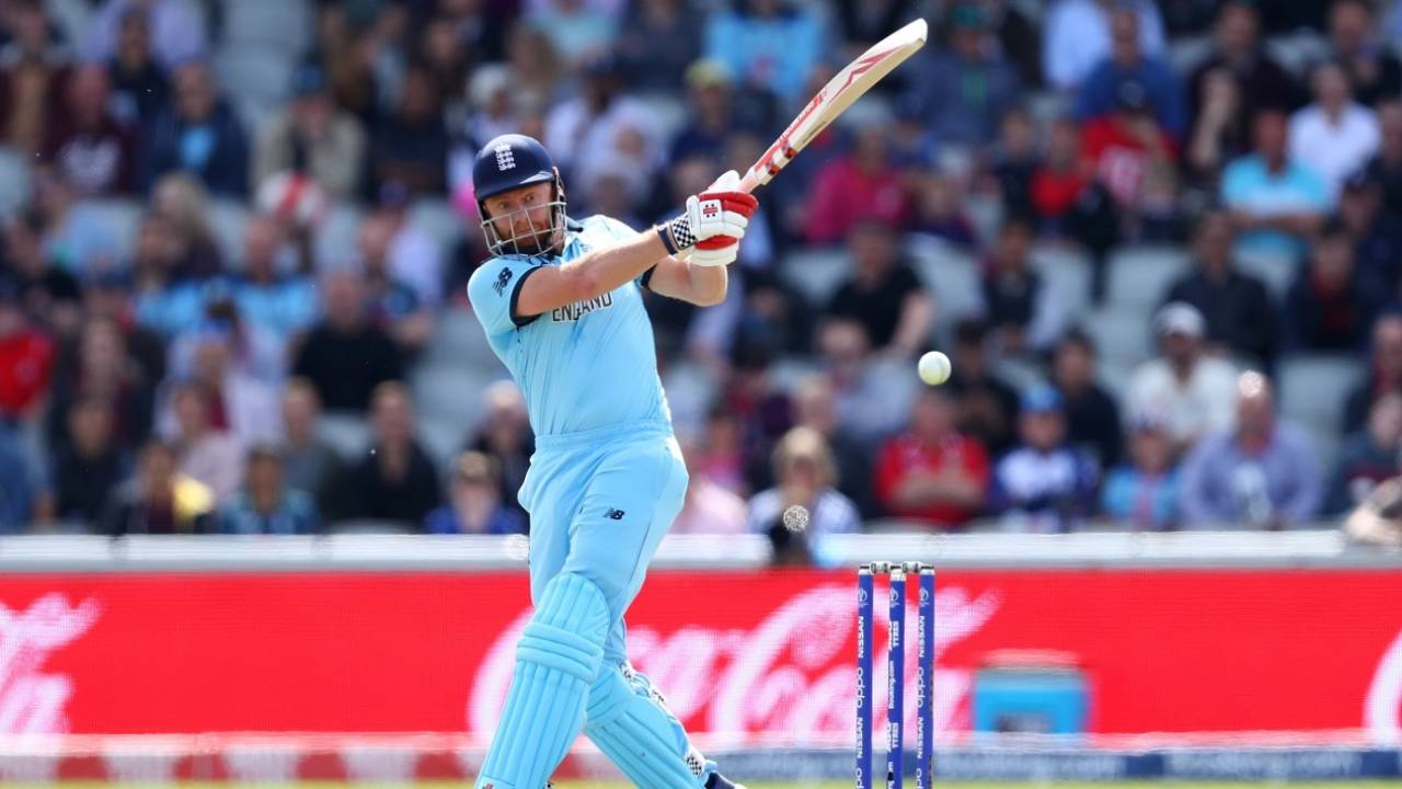 Jonny Bairstow goes on the attack, England v Afghanistan, World Cup 2019, Manchester, June 18, 2019