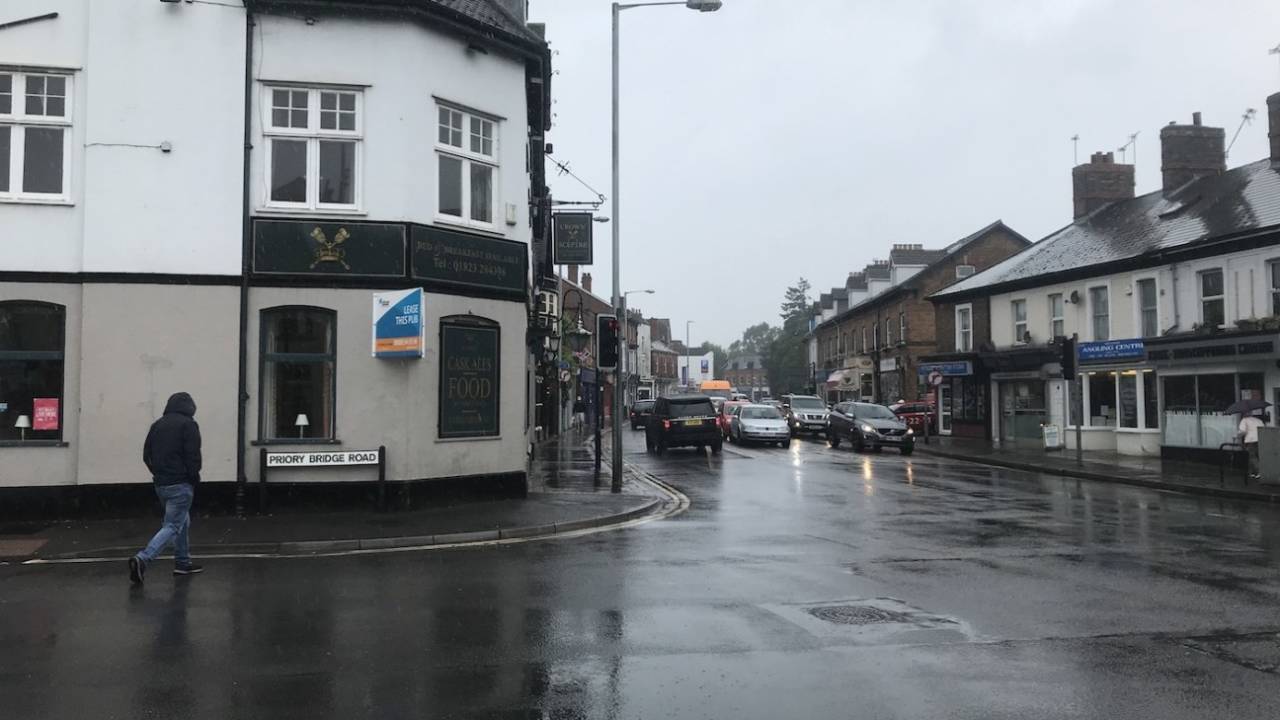 A rainy day in Taunton
