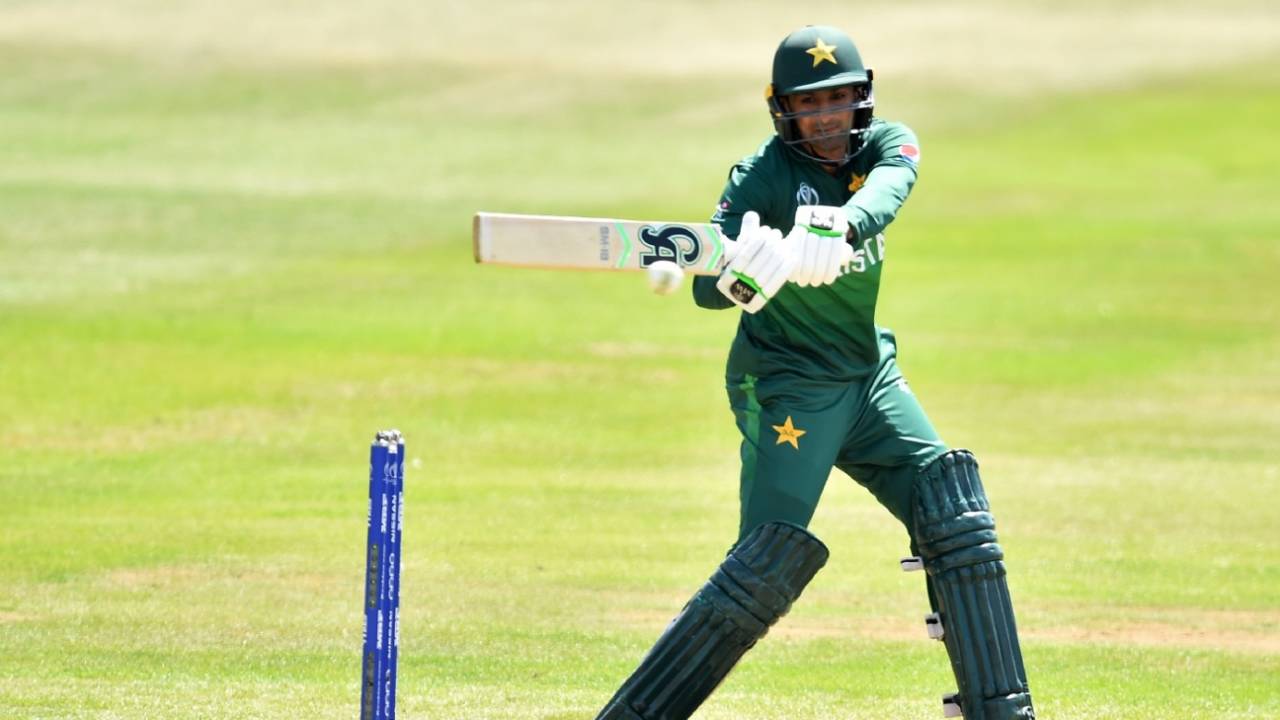 Shoaib Malik was scratchy all through Pakistan's first warm-up game, Afghanistan v Pakistan, ICC World Cup warm-up, Bristol, May 24, 2019