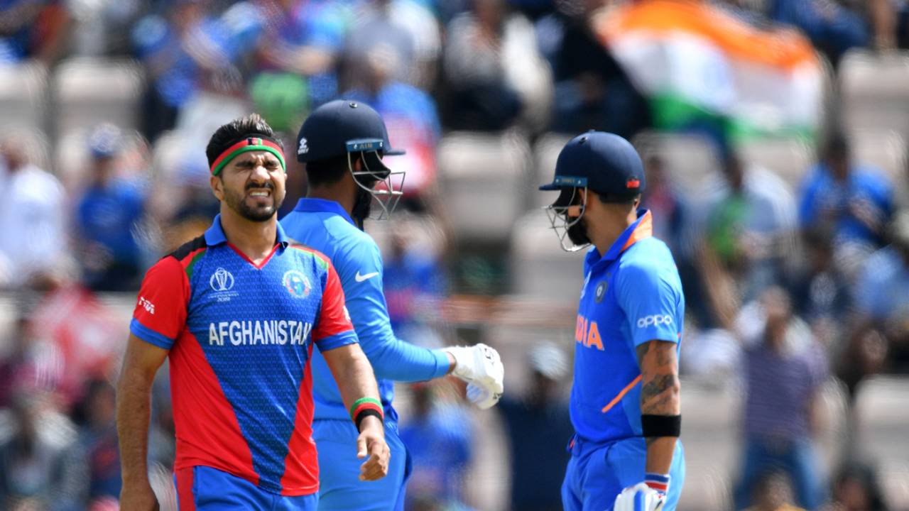 Aftab Alam reacts to a chance gone a-begging in the slip cordon, Afghanistan v India, World Cup 2019, Southampton, June 22, 2019