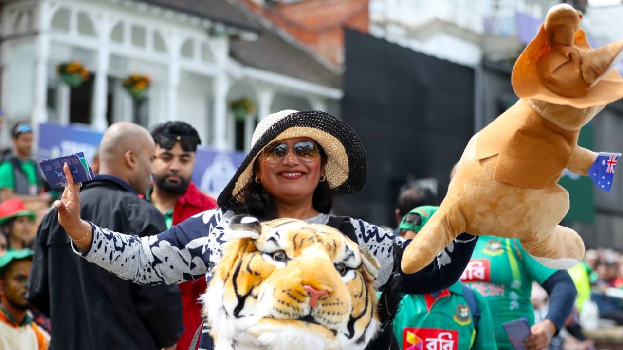 Bangladesh fans have added colour, and stuffed tigers, to the proceedings