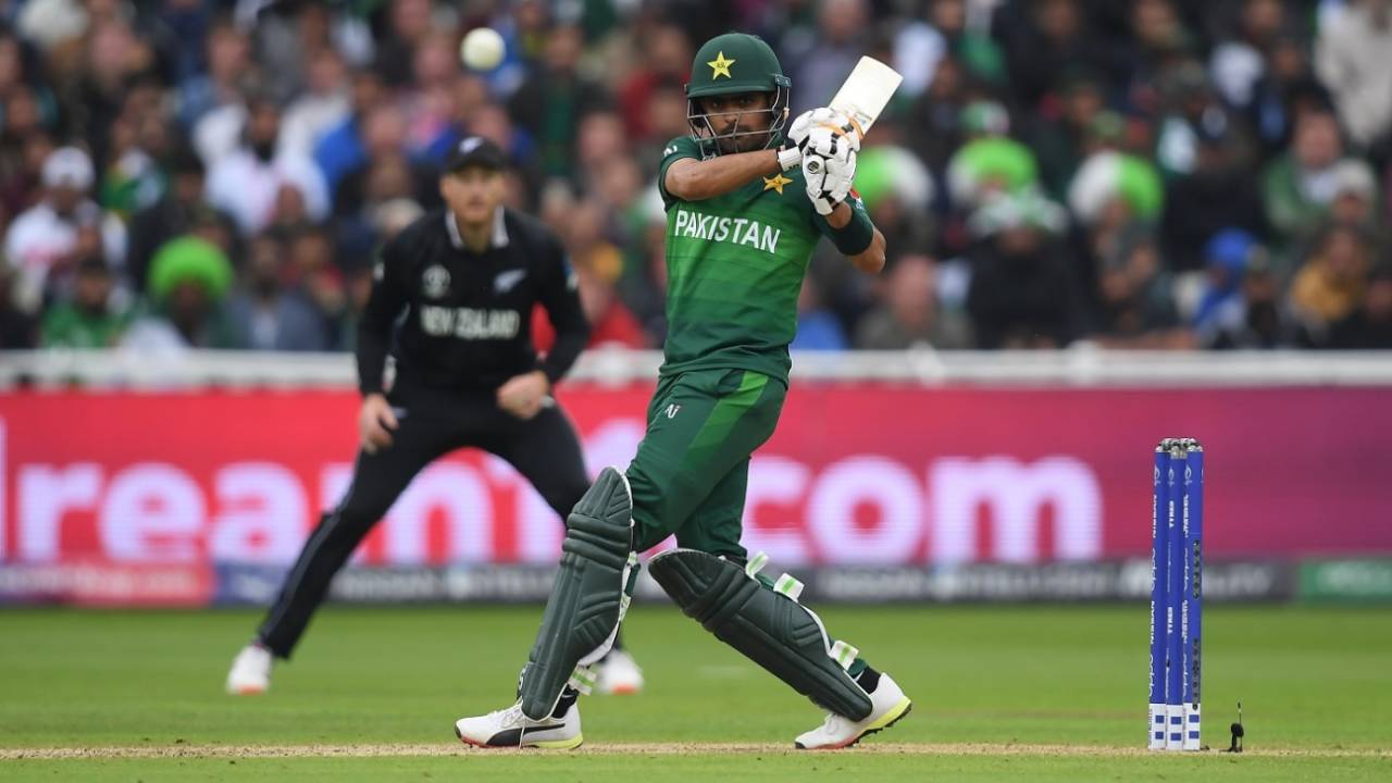 A perfectly timed pull shot from Babar Azam, New Zealand v Pakistan, World Cup 2019, Birmingham, June 26, 2019