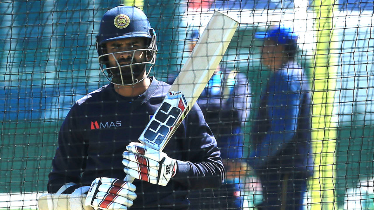 Lahiru Thirimanne at a nets session, World Cup 2019, Chester-le-Street, June 27, 2019