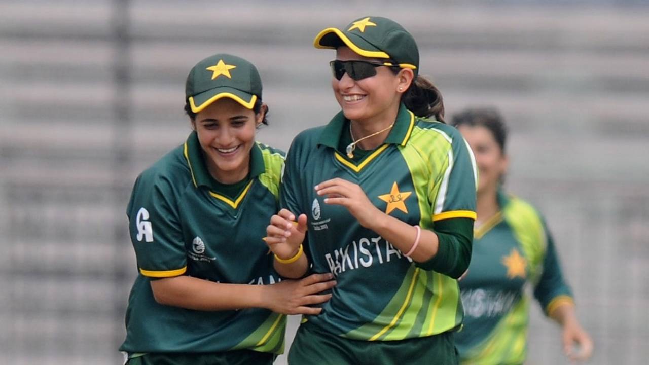 Javeria Khan (L) has been demoted to Category B, while Sana Mir stays in A