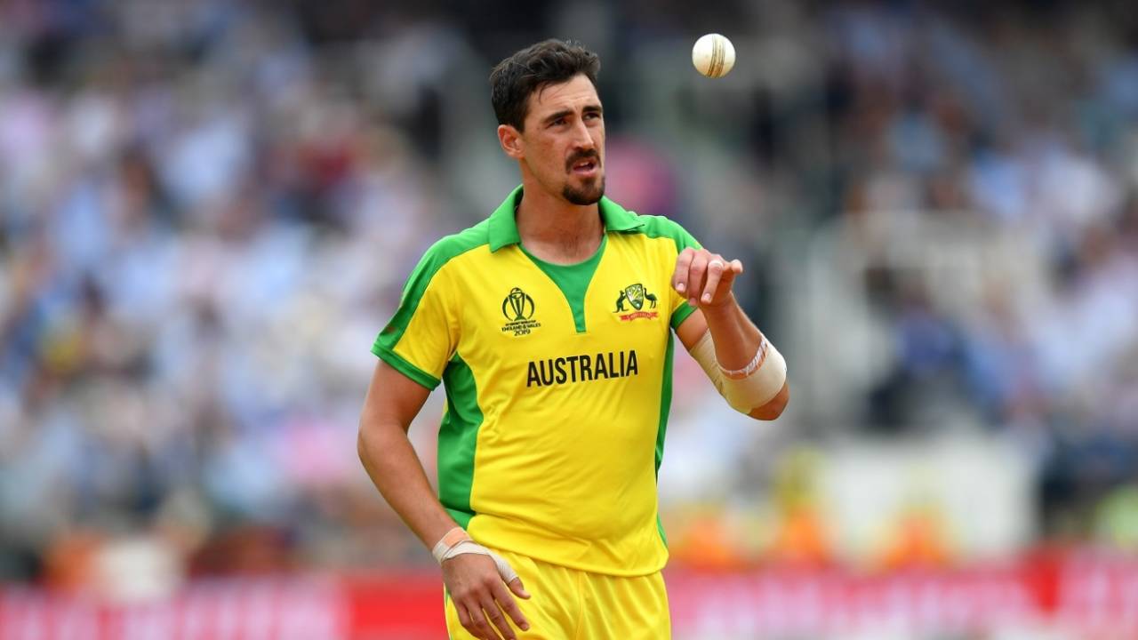 Mitchell Starc has 19 wickets from seven games so far