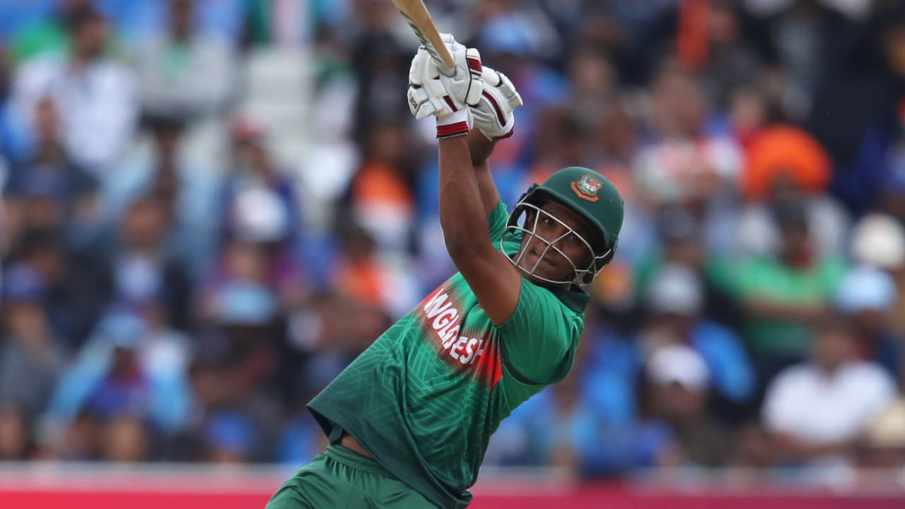 Mohammad Saifuddin struck a quickfire half-century, Bangladesh v India, World Cup 2019, Edgbaston, July 2, 2019