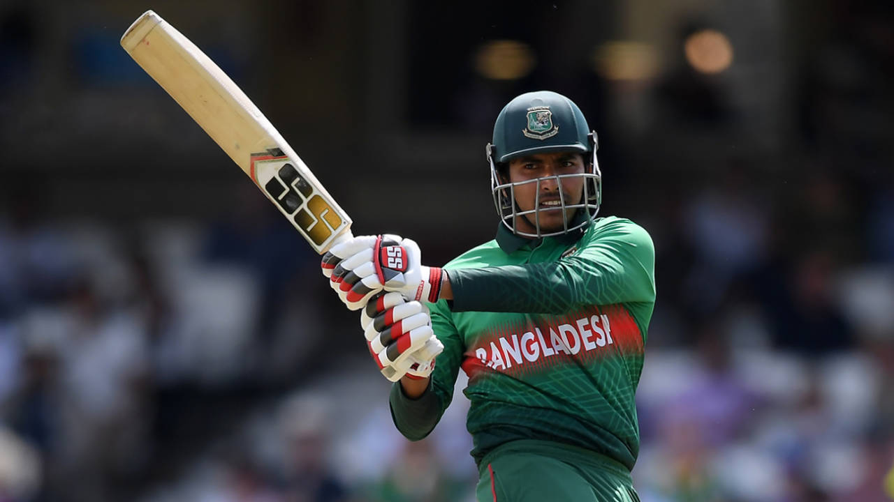 The pull is one of Soumya Sarkar's most productive shots, Bangladesh v South Africa, World Cup 2019, The Oval, June 2, 2019