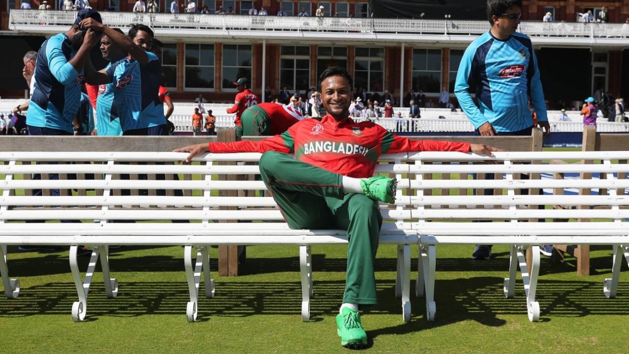 It's Shakib Al Hasan's world... or at least it's his World Cup, Bangladesh v Pakistan, World Cup 2019, Lord's, July 5, 2019