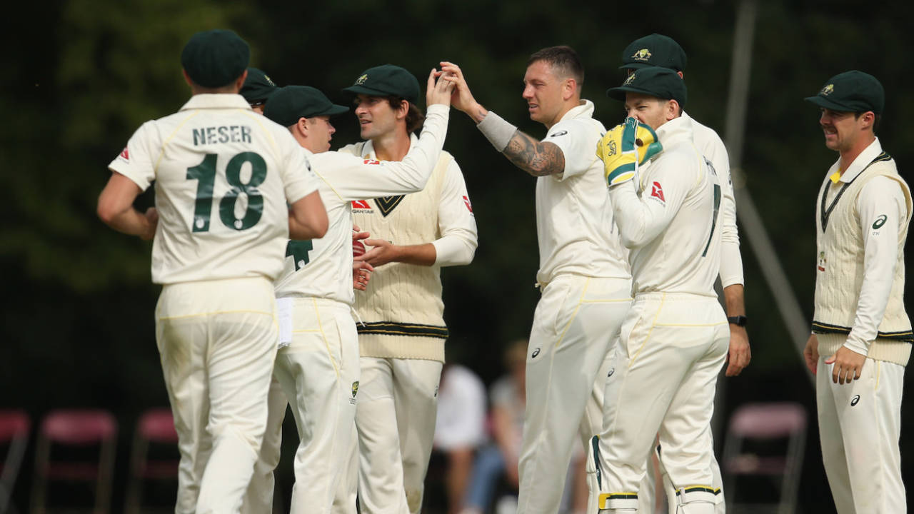 James Pattinson was in the wickets for Australia A, Sussex v Australia A, Tour match, Arundel, July 7, 2019