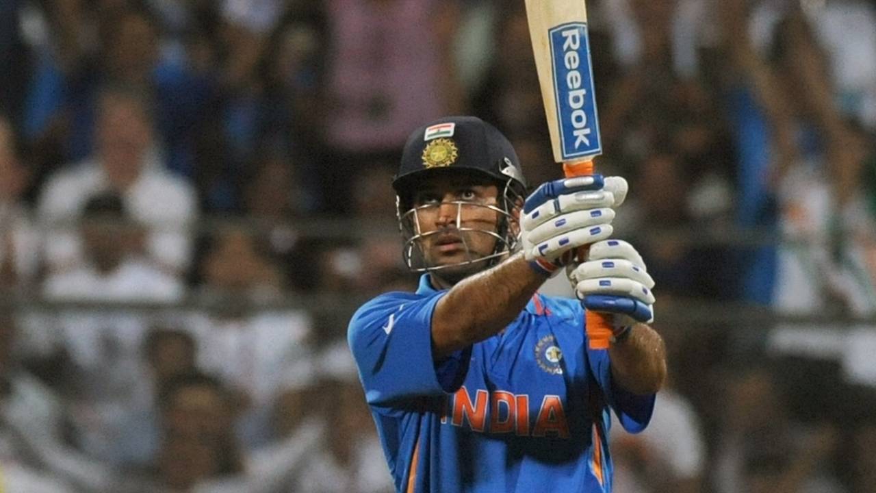 Sealed with a six - Dhoni finishes the 2011 World Cup in style