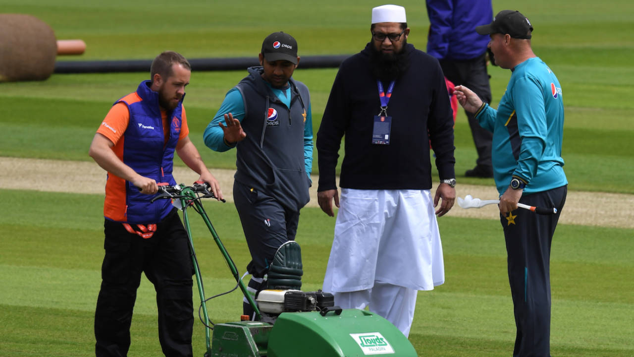 Inzamam-ul-Haq was seen in England and often with the players in the dressing room during the World Cup