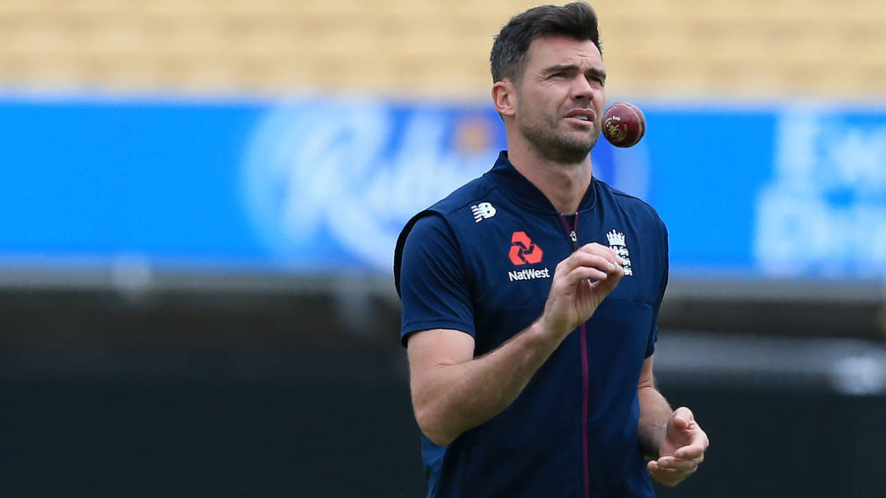 James Anderson prepares to bowl at England's nets session&nbsp;&nbsp;&bull;&nbsp;&nbsp;Getty Images