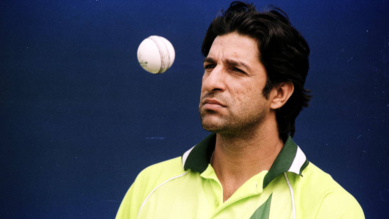 Wasim Akram at a meeting of the World Cup captains, Lord's, May 4, 1999