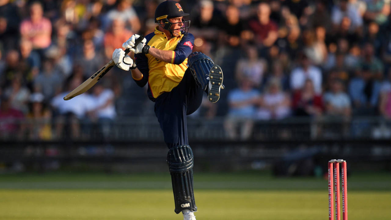 Dan Lawrence's wristy strokeplay was on full show, Gloucestershire v Essex, Vitality Blast, August 2, 2019