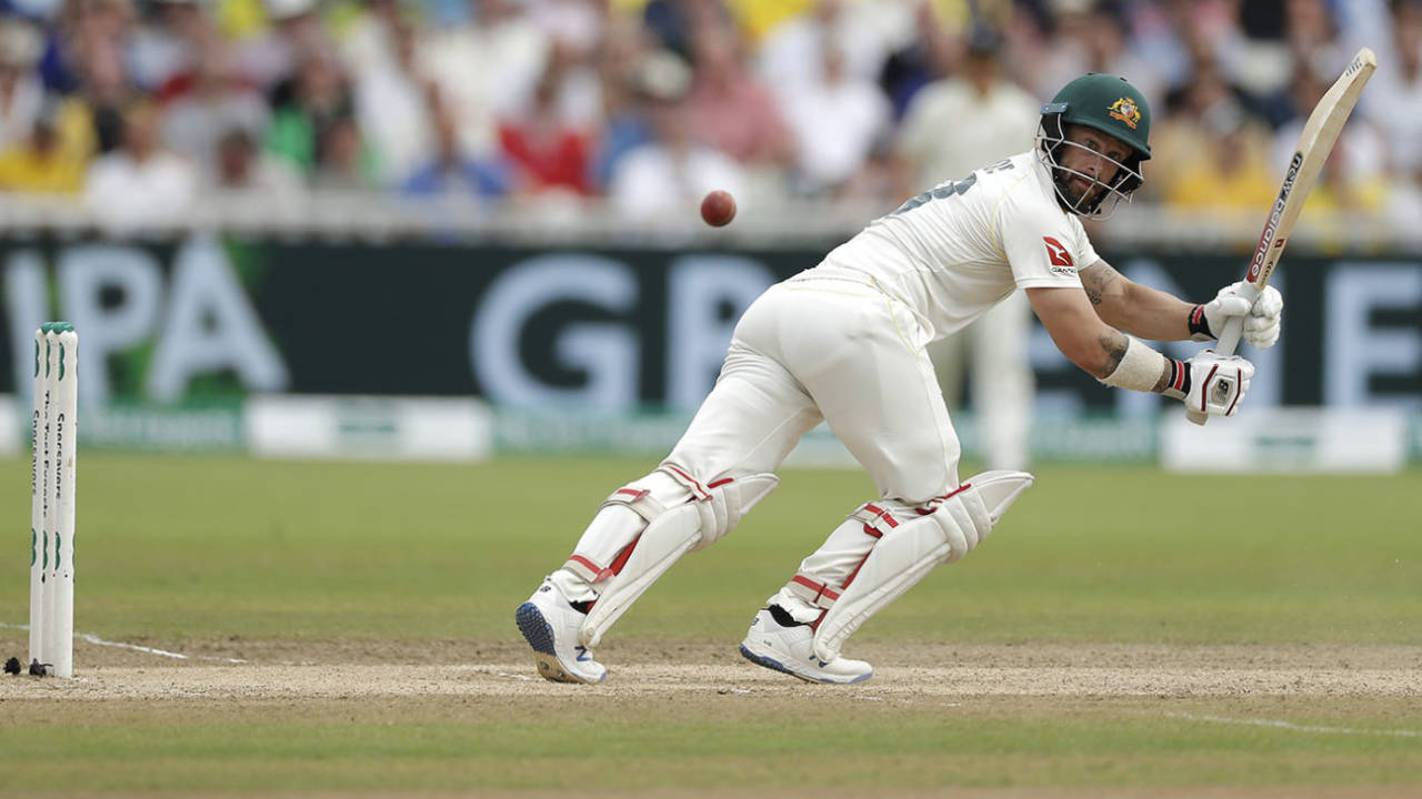 Matthew Wade turns one down the leg side, England v Australia, 1st Test, Birmingham, 4th day, August 4, 2019