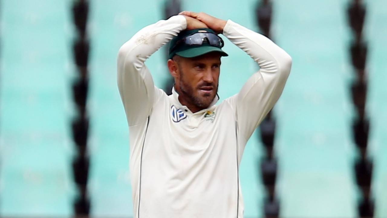 Faf du Plessis oversaw a 2-0 series defeat at home against Sri Lanka, South Africa v Sri Lanka, 2nd Test, Port Elizabeth, 3rd day, February 23, 2019