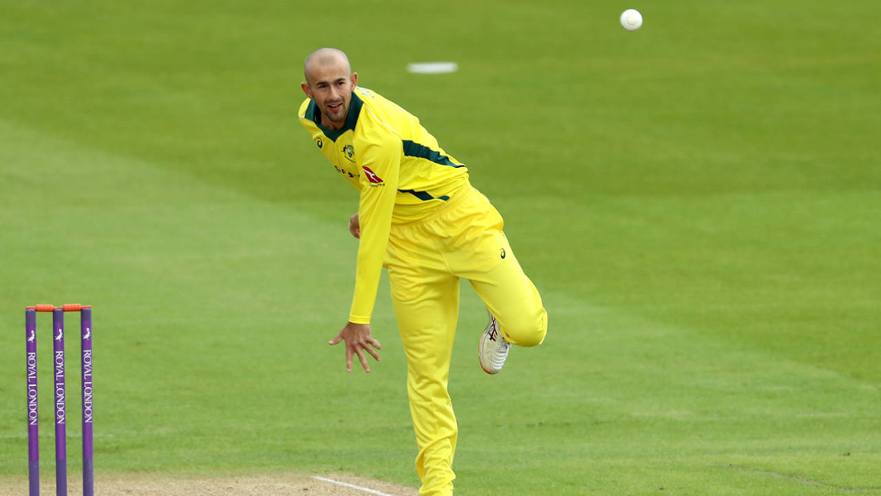 Ashton Agar bowls for Australia A, Northamptonshire v Australia A, Tour match, Wantage Road, June 20, 2019