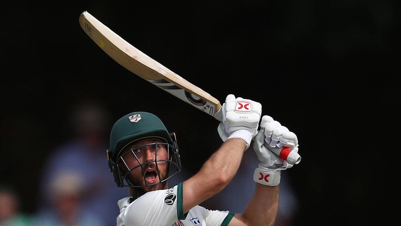 Alex Milton made a fighting fifty, Worcestershire v Australians, Tour match, New Road, August 8, 2019