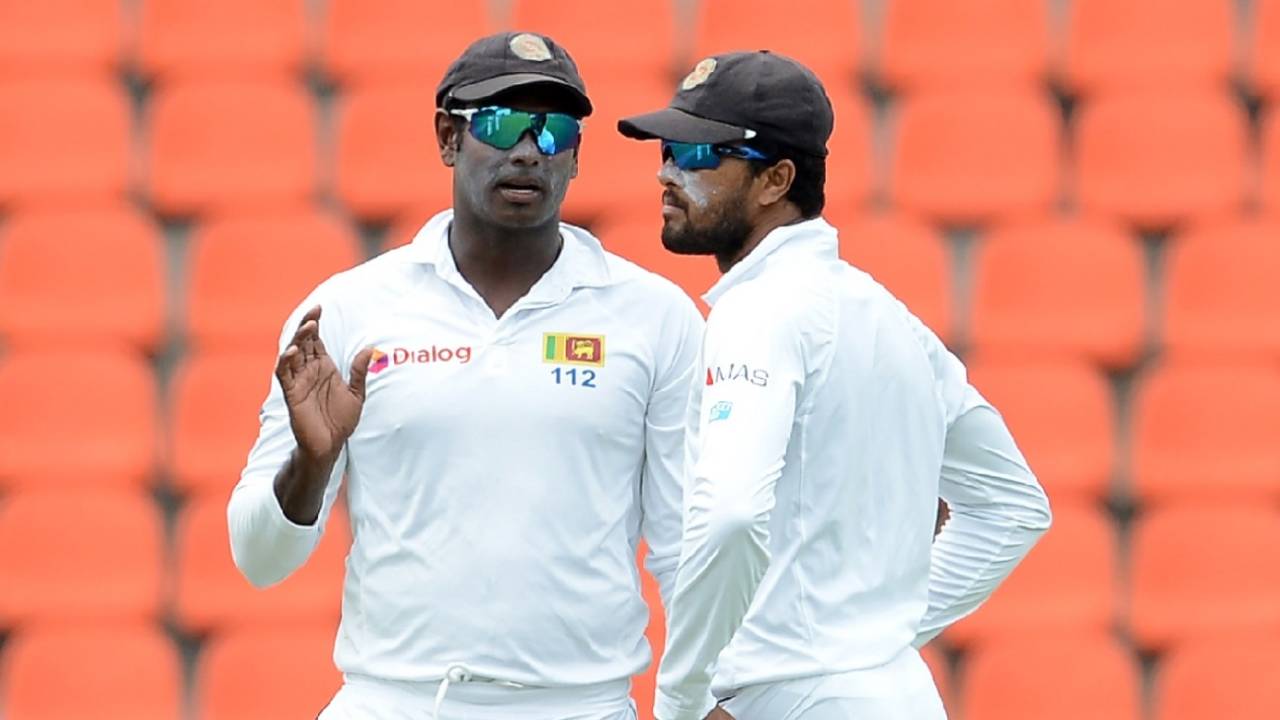 Angelo Mathews and Dinesh Chandimal are both back in the Test squad