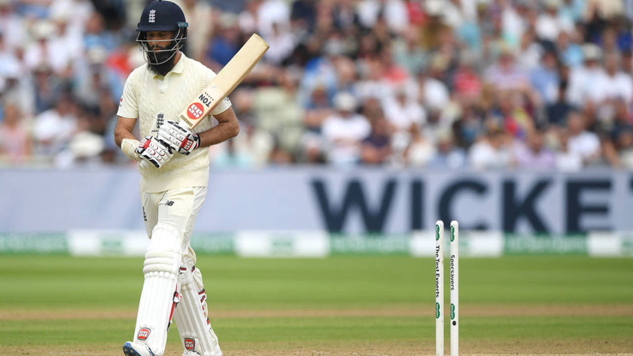 Moeen Ali was dropped for the Lord's Test after a tough time at Edgbaston&nbsp;&nbsp;&bull;&nbsp;&nbsp;Getty Images