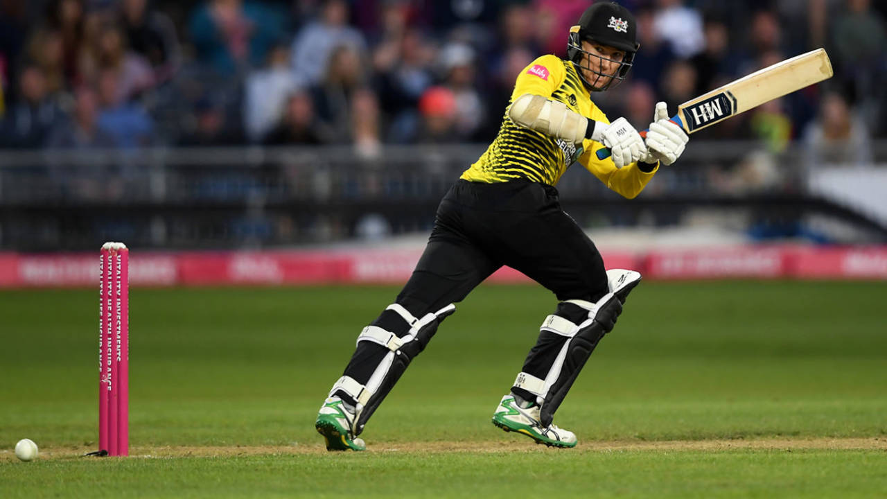 James Bracey works one off the pads, Gloucestershire v Hampshire, Bristol, August 13, 2019