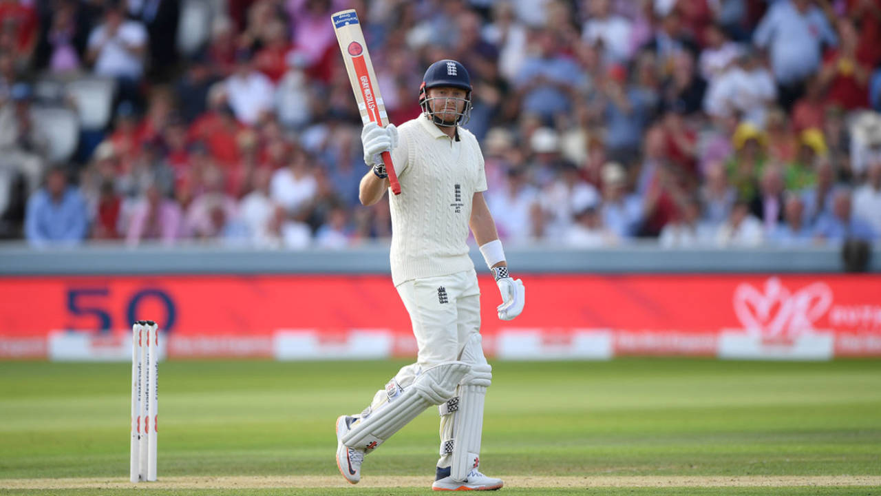 Jonny Bairstow hit a first Test fifty in England in over a year&nbsp;&nbsp;&bull;&nbsp;&nbsp;Getty Images