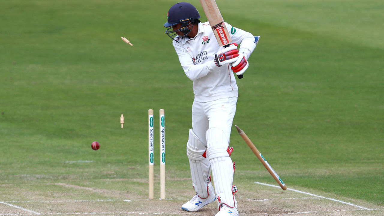 Haseeb Hameed has had a lean three years in county cricket, Northamptonshire v Lancashire, County Championship, 2nd day, July 8, 2019