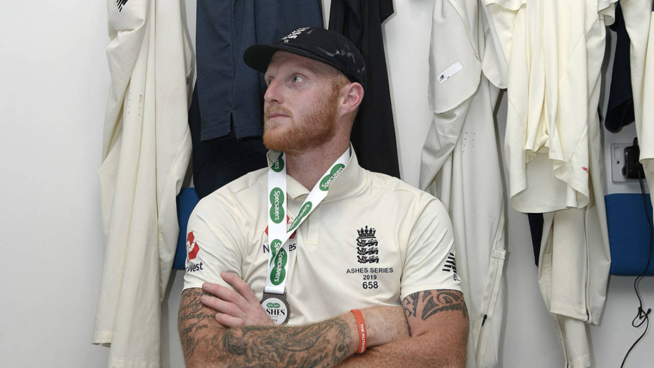 Ben Stokes sits in the Headingley dressing room after his match-winning innings&nbsp;&nbsp;&bull;&nbsp;&nbsp;Getty Images