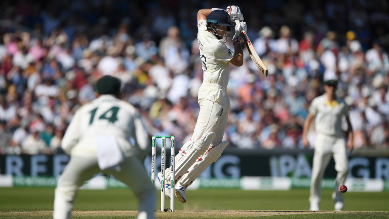 Joe Root was watchful in his second-innings 77, England v Australia, 3rd Ashes Test, Headingley, August 24, 2019
