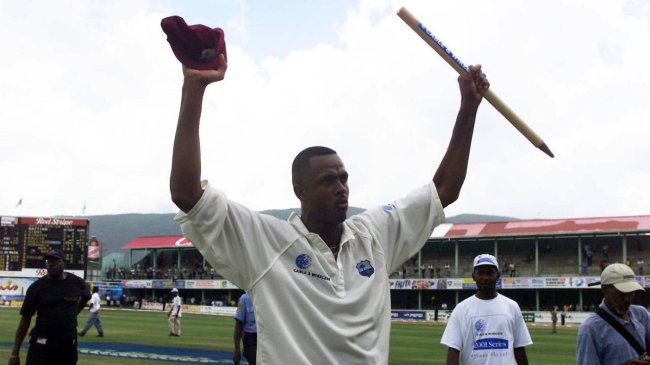 Courtney Walsh, one of Jamaica's finest, signs off from Test cricket at Sabina Park in 2001
