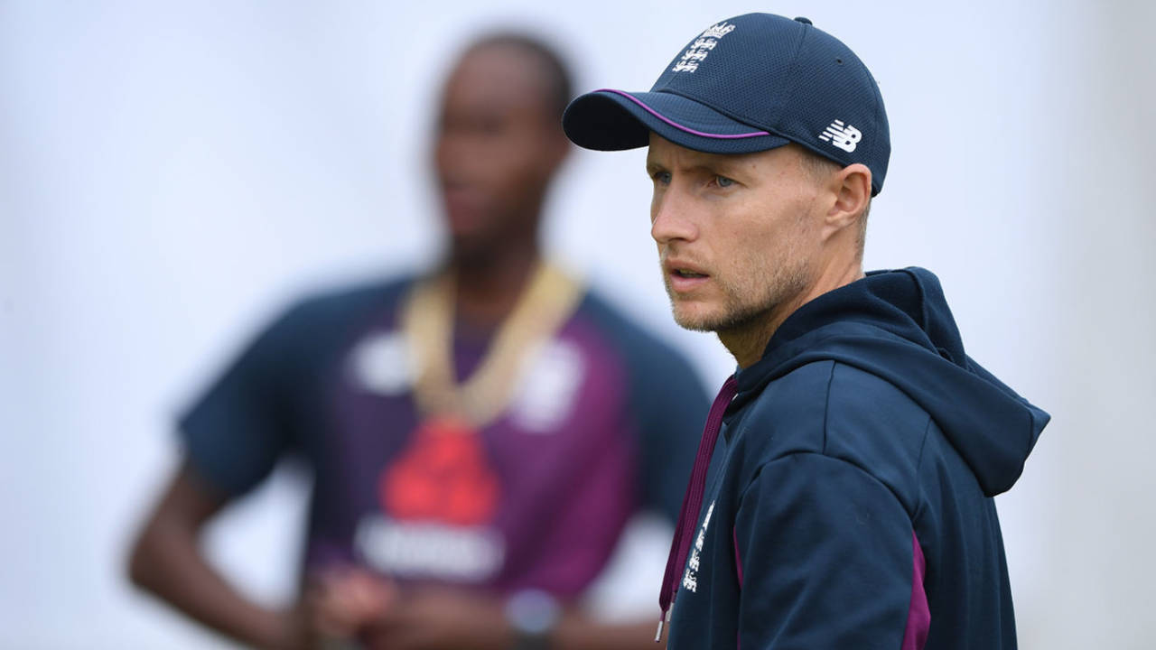 Joe Root watches on during England training, England v Australia, 4th Test, The Ashes, Old Trafford, September 3, 2019