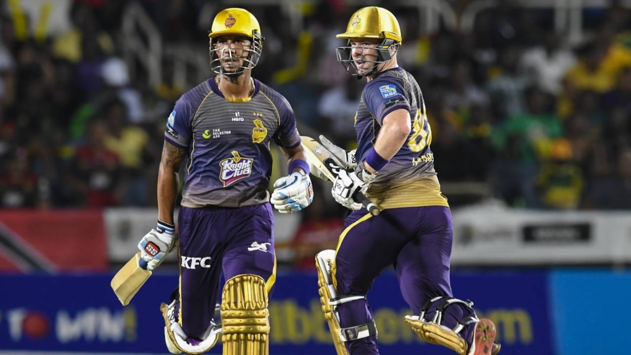 Lendl Simmons and Colin Munro led the way for TKR, Jamaica Tallawahs v Trinbago Knight Riders, Jamaica, CPL 2019, September 13, 2019