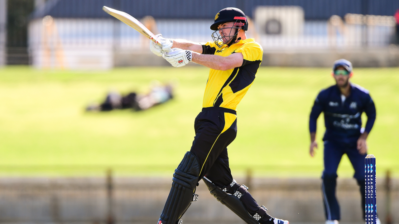 Ashton Turner struck a 45-ball fifty following recovery from shoulder surgery, Western Australia v Victoria, Marsh One-Day Cup, WACA, September 21, 2019