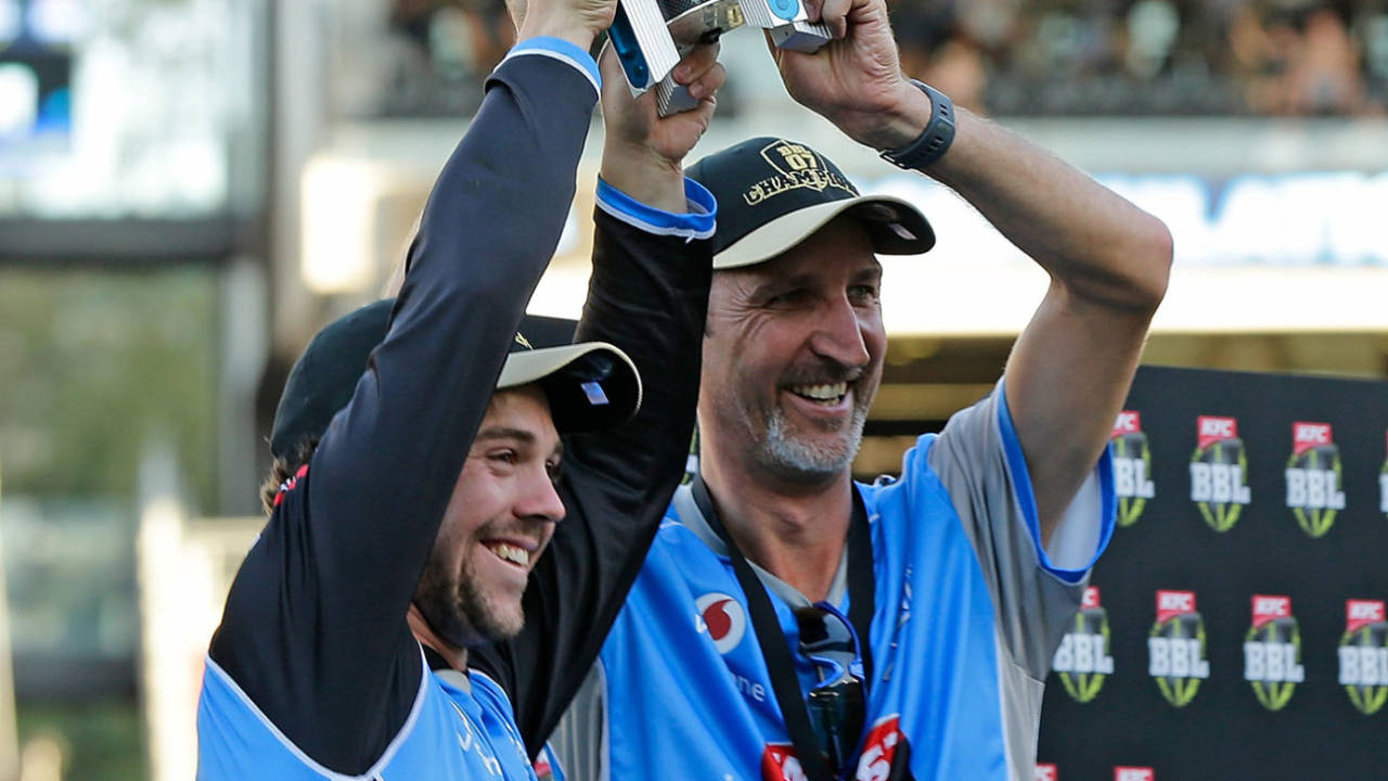 Travis Head and Jason Gillespie won the 2017-18 BBL as captain and coach of the Adelaide Strikers&nbsp;&nbsp;&bull;&nbsp;&nbsp;Getty Images