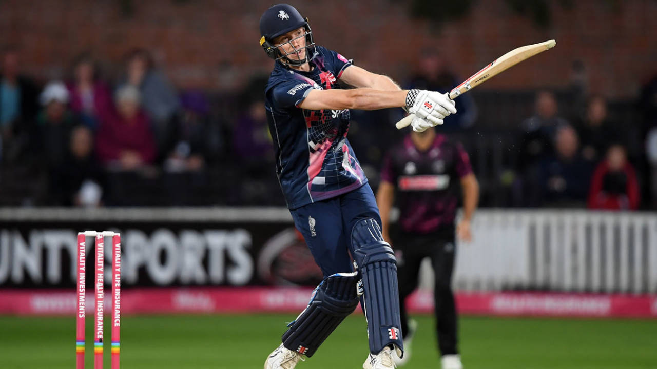 Zak Crawley of Kent has blossomed into an impressive white-ball player over the past year, Somerset v Kent, Vitality Blast, Taunton, August 10, 2019