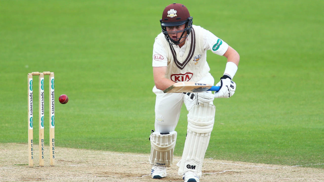 Ollie Pope of Surrey reached his century, County Championship Divsion One, Surrey v Nottinghamshire, The Oval, September 25, 2019