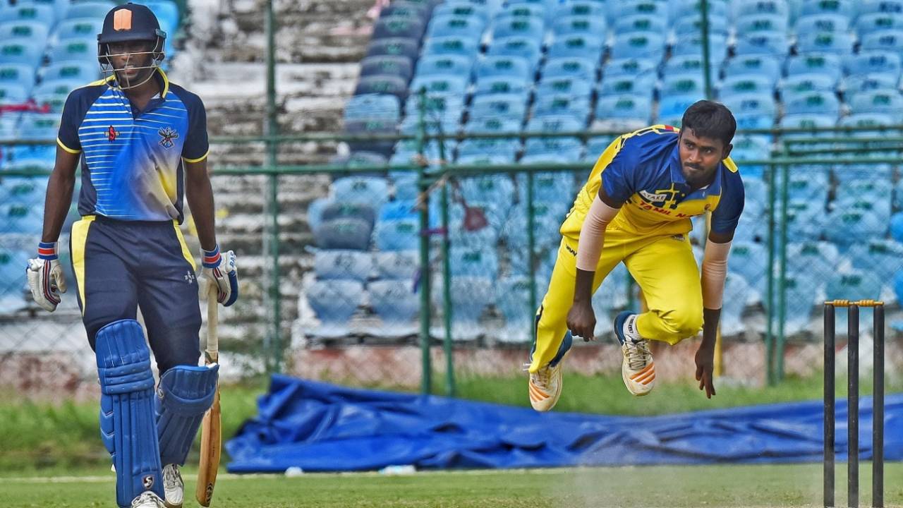 File photo: Tamil Nadu medium-pacer M Mohammed finished with 4 for 24&nbsp;&nbsp;&bull;&nbsp;&nbsp;NurPhoto/Getty Images
