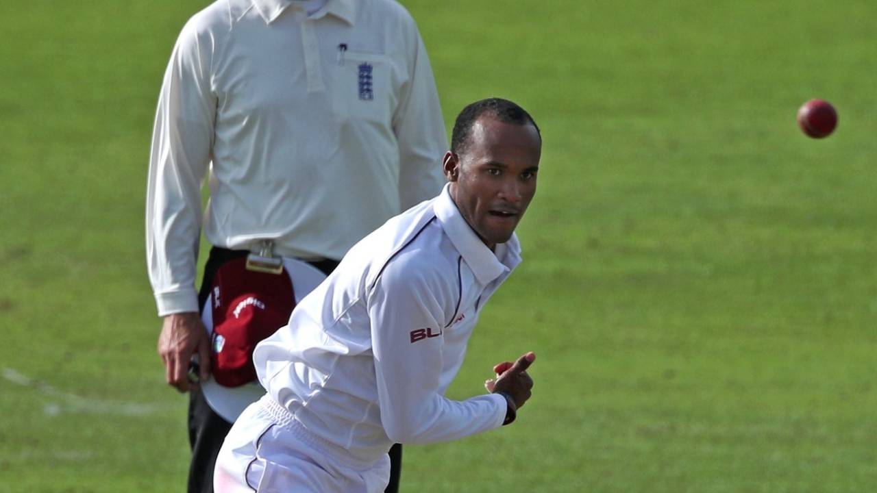 Kraigg Brathwaite's bowling action has been questioned more than once&nbsp;&nbsp;&bull;&nbsp;&nbsp;Getty Images