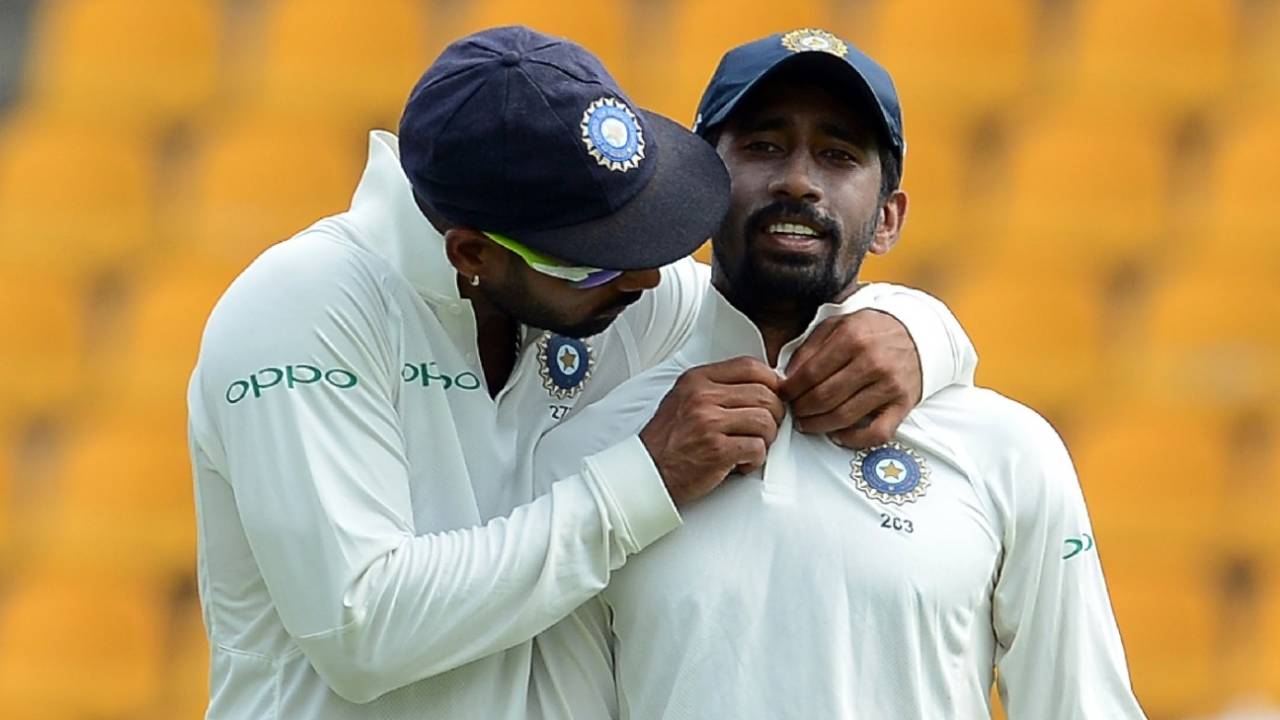 Wriddhiman Saha has been given a chance to revive his Test career