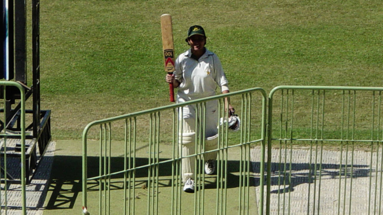 Kiran Baluch still holds the record for the highest score in Women's Tests: 242 against West Indies in Karachi in March 2004&nbsp;&nbsp;&bull;&nbsp;&nbsp;Courtesy of Kiran Baluch