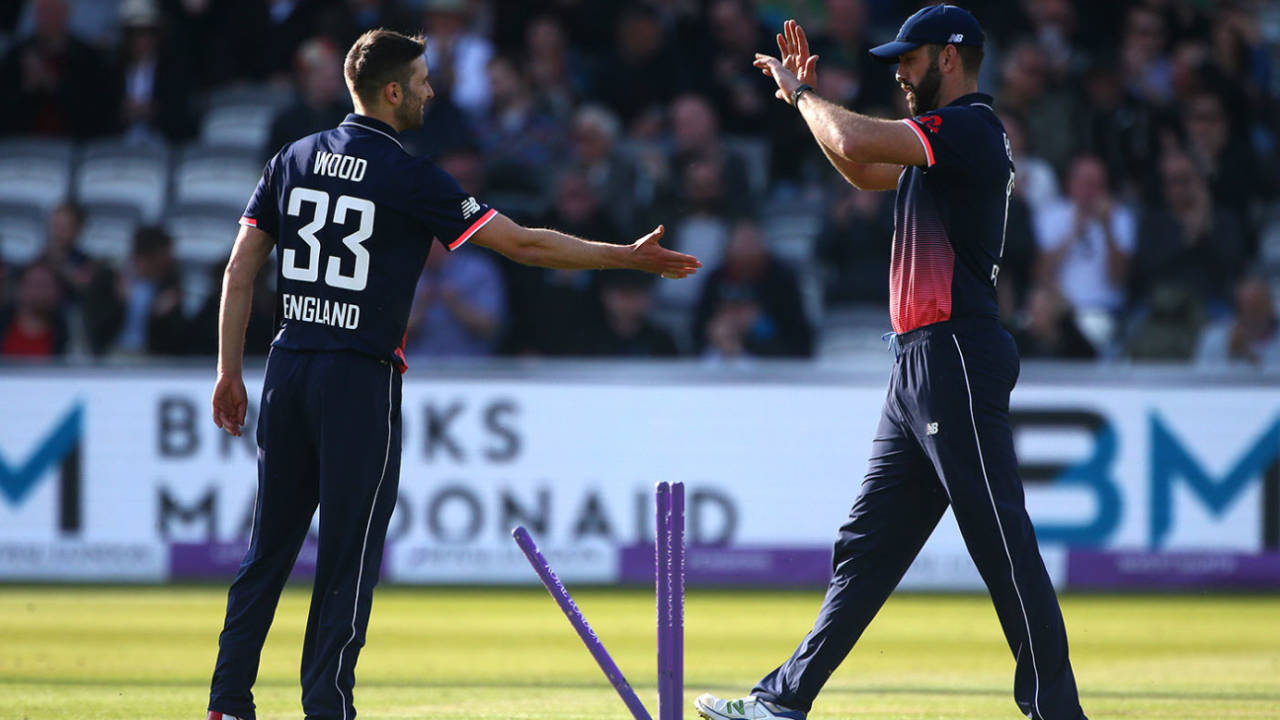 Liam Plunkett and Mark Wood are two of only 19 domestic players to have stipulated a reserve price for The Hundred draft&nbsp;&nbsp;&bull;&nbsp;&nbsp;Getty Images