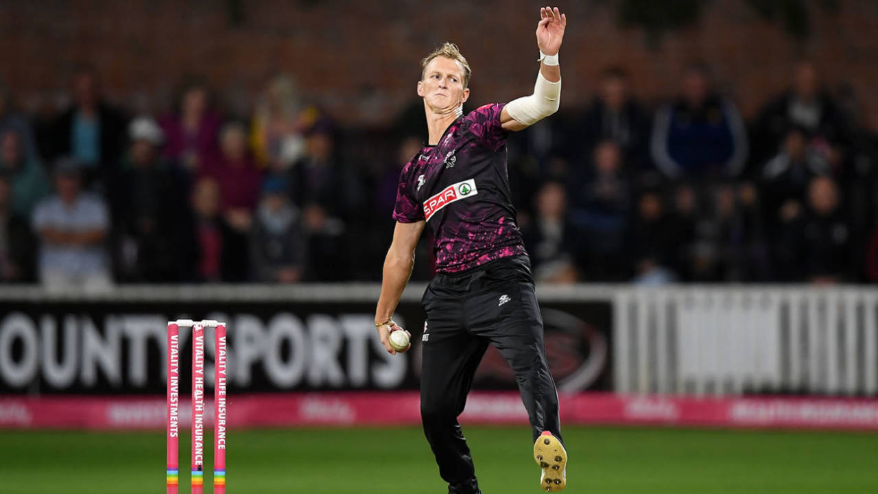 Max Waller has impressed in the Blast for several years, Somerset v Kent, Vitality Blast, Taunton, August 10, 2019