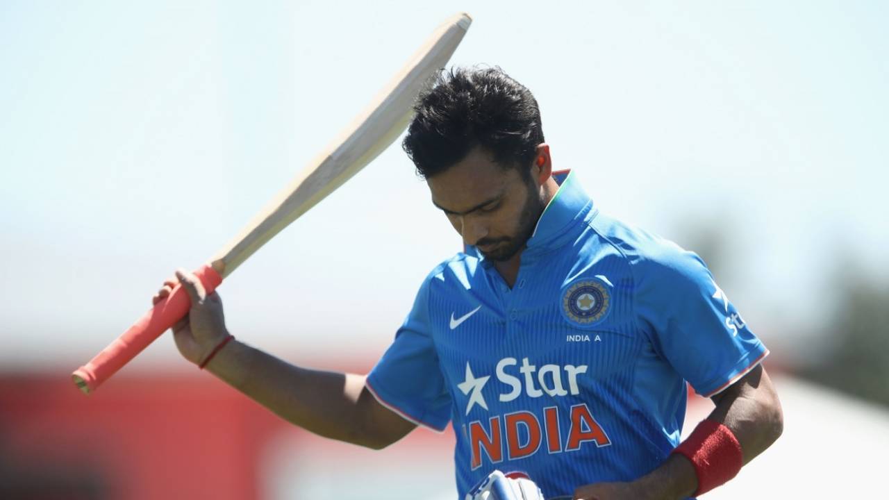 Mandeep Singh was not happy, Australia A v India A, Quadrangular A-team one-day series, final, Mackay, September 4, 2016
