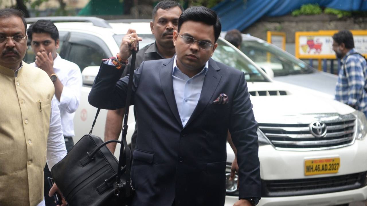 Set to take over as BCCI secretary, Jay Shah arrives at the BCCI headquarters, Mumbai, October 23, 2019