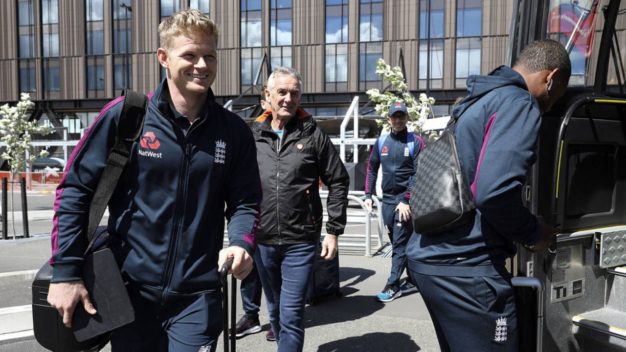 Sam Billings arrives in Christchurch with the rest of the England squad ahead of their New Zealand tour&nbsp;&nbsp;&bull;&nbsp;&nbsp;Getty Images