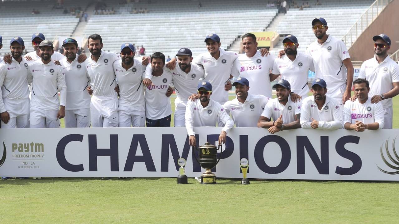 India have swept a series against South Africa for the first time, India v South Africa, 3rd Test, Ranchi, 4th day, October 22, 2019