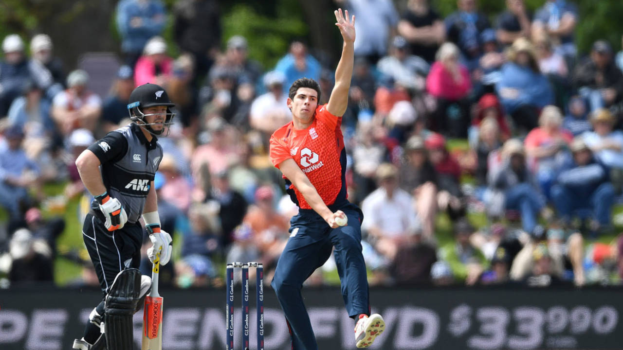 Pat Brown made his England debut, New Zealand v England, First T20I, Christchurch, November 1, 2019