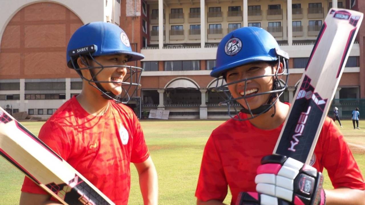 Thailand top batters Chantam and Boochatham's training included centre-wicket practice, match simulation and facing pace bowlers from the Maharashtra Under-19 and state teams&nbsp;&nbsp;&bull;&nbsp;&nbsp;Shashank Kishore/ESPNcricinfo Ltd
